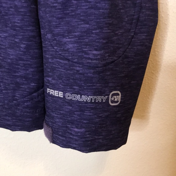 Free Country Purple Jacket with Removable Hood Size Large - Picture 3 of 10